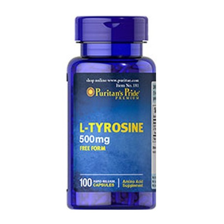 L-Tyrosine 500mg - 100 Capsules
